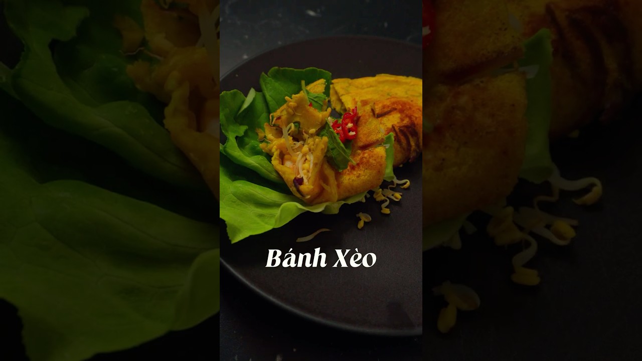 Crispy Vietnamese Bánh Xèo (Shatteringly Crunchy!) #shorts